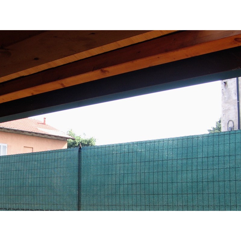 Rete Ombreggiante Verde 90% - 1x10m | Per Recinzioni, Balconi, Serre | HDPE 185g/m&sup2;