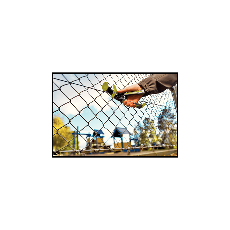 Pinza per fissaggio rete recinzione