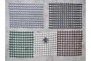 RETE DI PLASTICA maglie quadrate per balconi terrazzi disponibile in 5 colori e 10 lunghezze