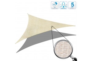 Tenda triangolare parasole dettaglio