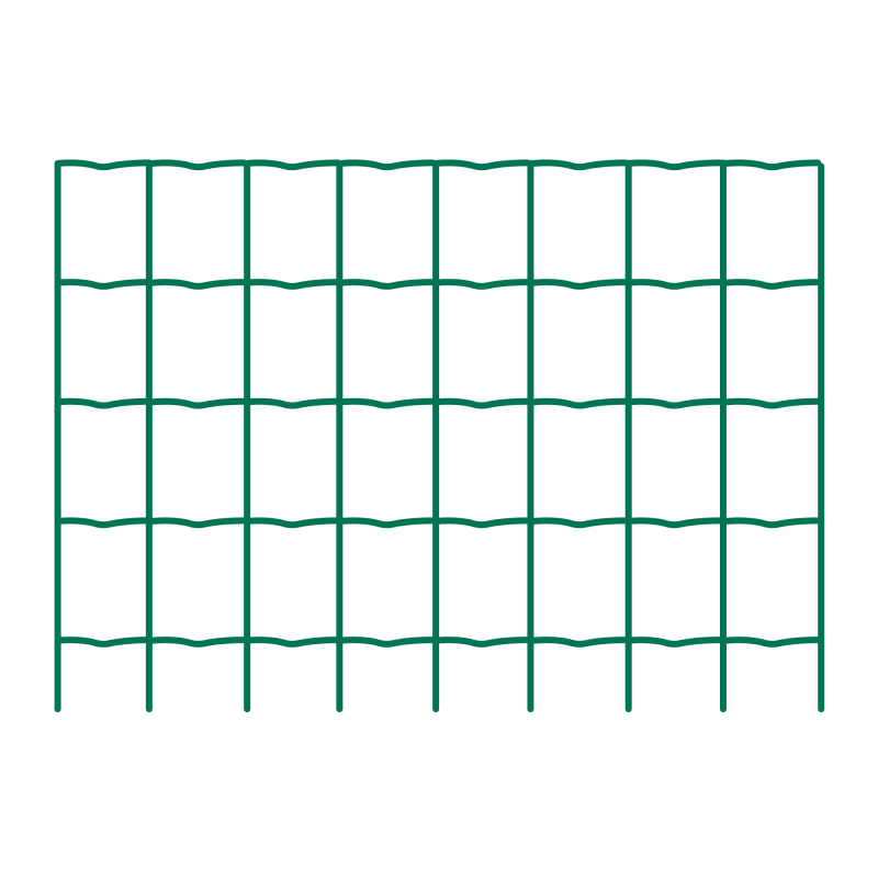 Rete recinzione plasticata economica maglia 6x7.5 in rotoli da 5 e 10 m