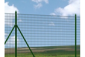 RETE recinzione metallica plastificata verde maglia cm 5.0x7.5