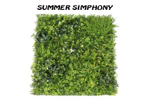 Parete Verde Verticale Artificiale Summer Simphony