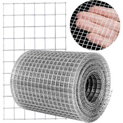 OFFERTA OUTLET Rete zincata maglia cm 1.3X1.3 h cm 18