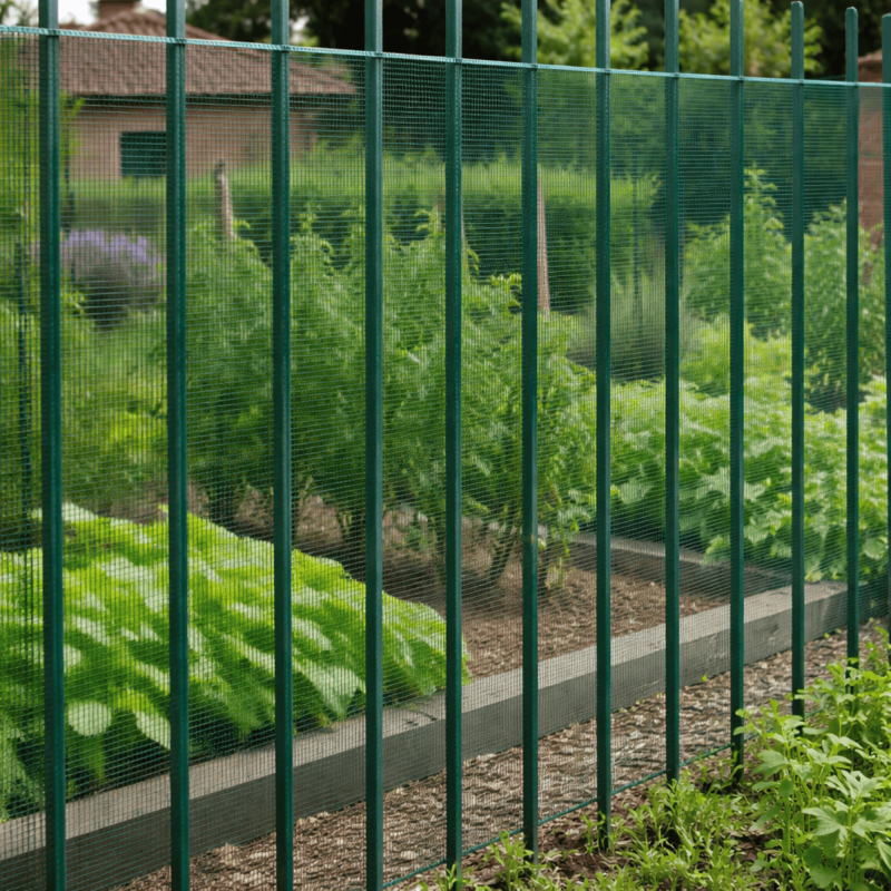 rete plastica verde maglia stretta