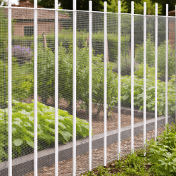 rete plastica bianca maglia stretta