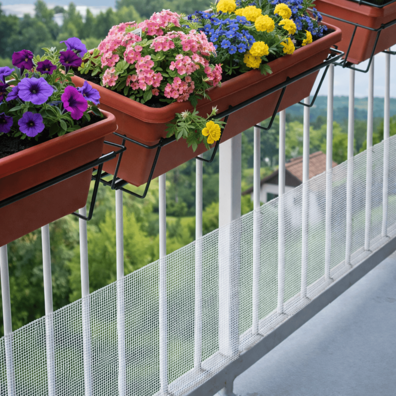 rete bianca plastica sicurezza