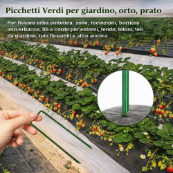 Chiodi a U verde per orto