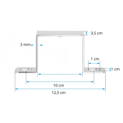 Fascetta per tubo 50x50